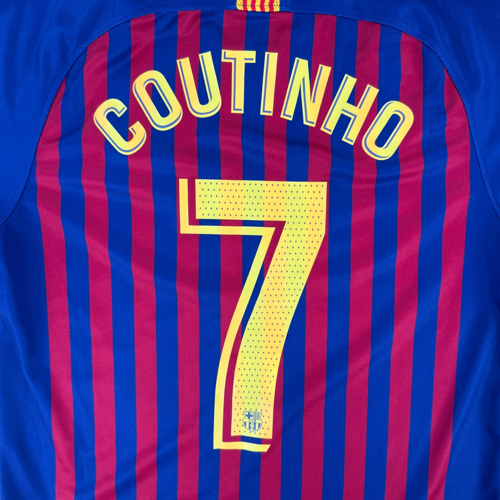 FC Barcelona 2018 Home Shirt, Coutinho 7 (S)